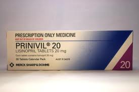 Prinivil 20mg 30 Tabs, Lisinopril